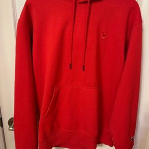 Red Mens Champions Hoodie